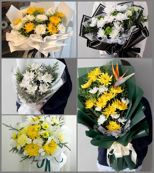 江苏泰州泰兴市广陵镇宁界村白事花束代送